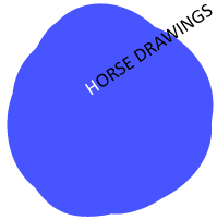 horse drawing logo