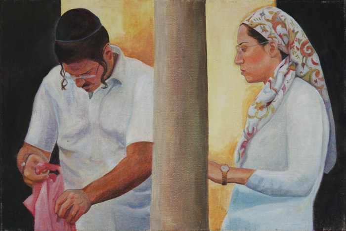 painting of jewish couple