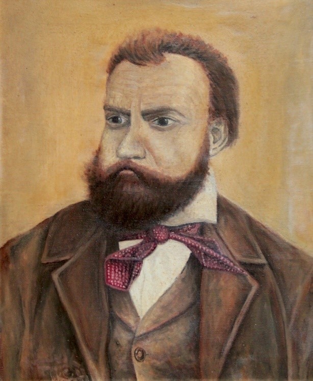 Portrét A. Dvořáka / olej na plátně / 42 x 51 cm / 2013