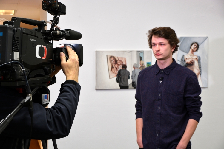 Natáčení pro pořed Artmix - Filip Kůrka