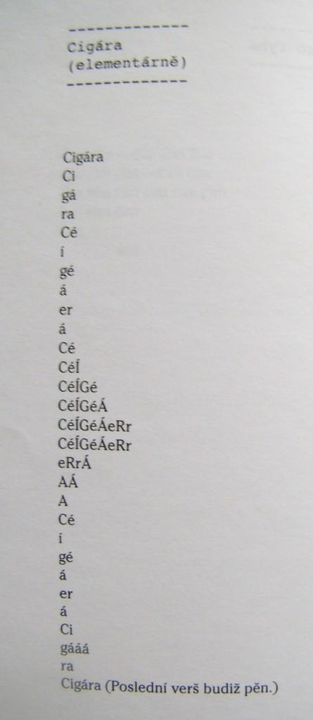 Ivan Wernisch: Cigára